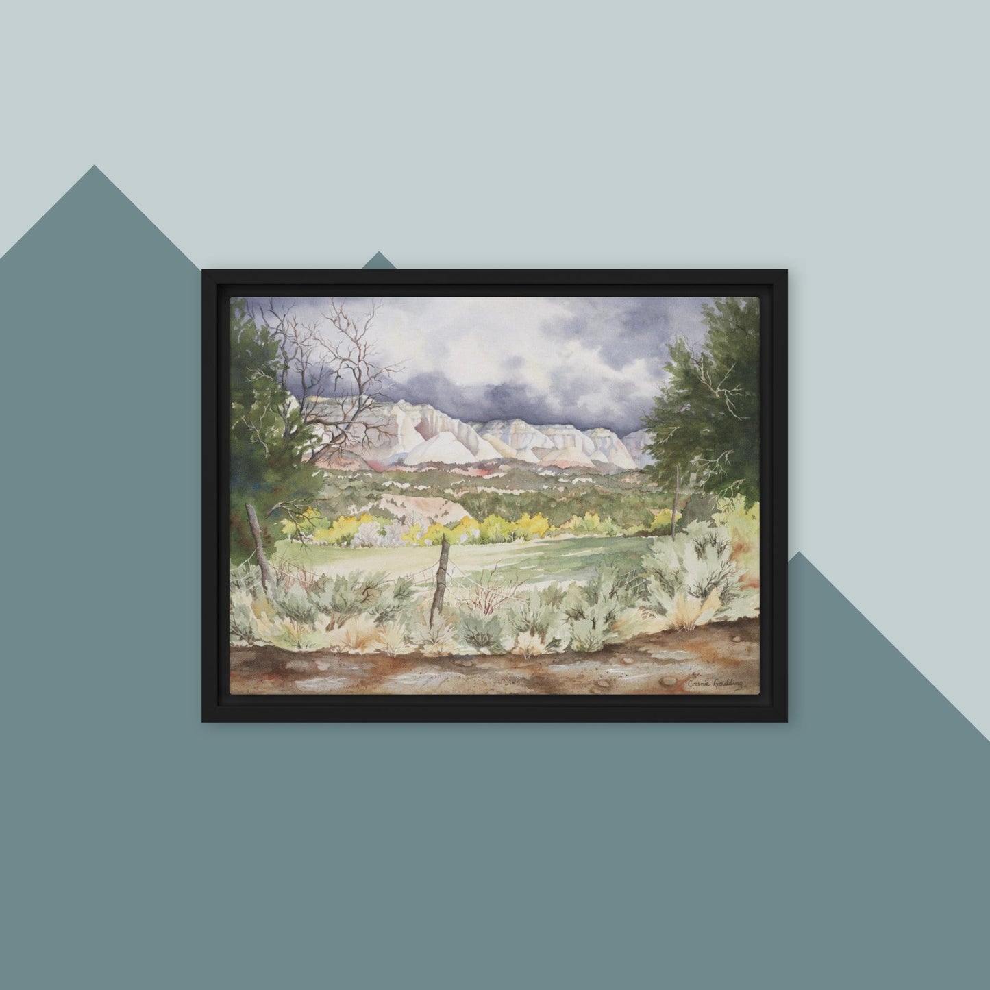 Cliffs - Framed canvas