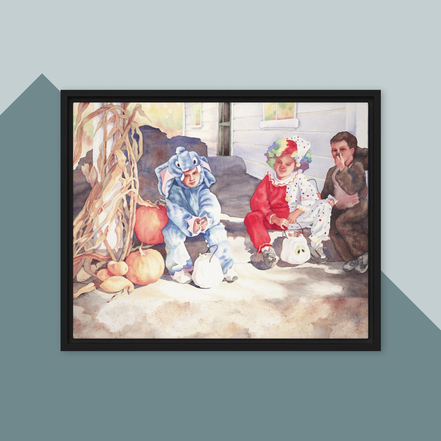 Clowning Around - Framed canvas