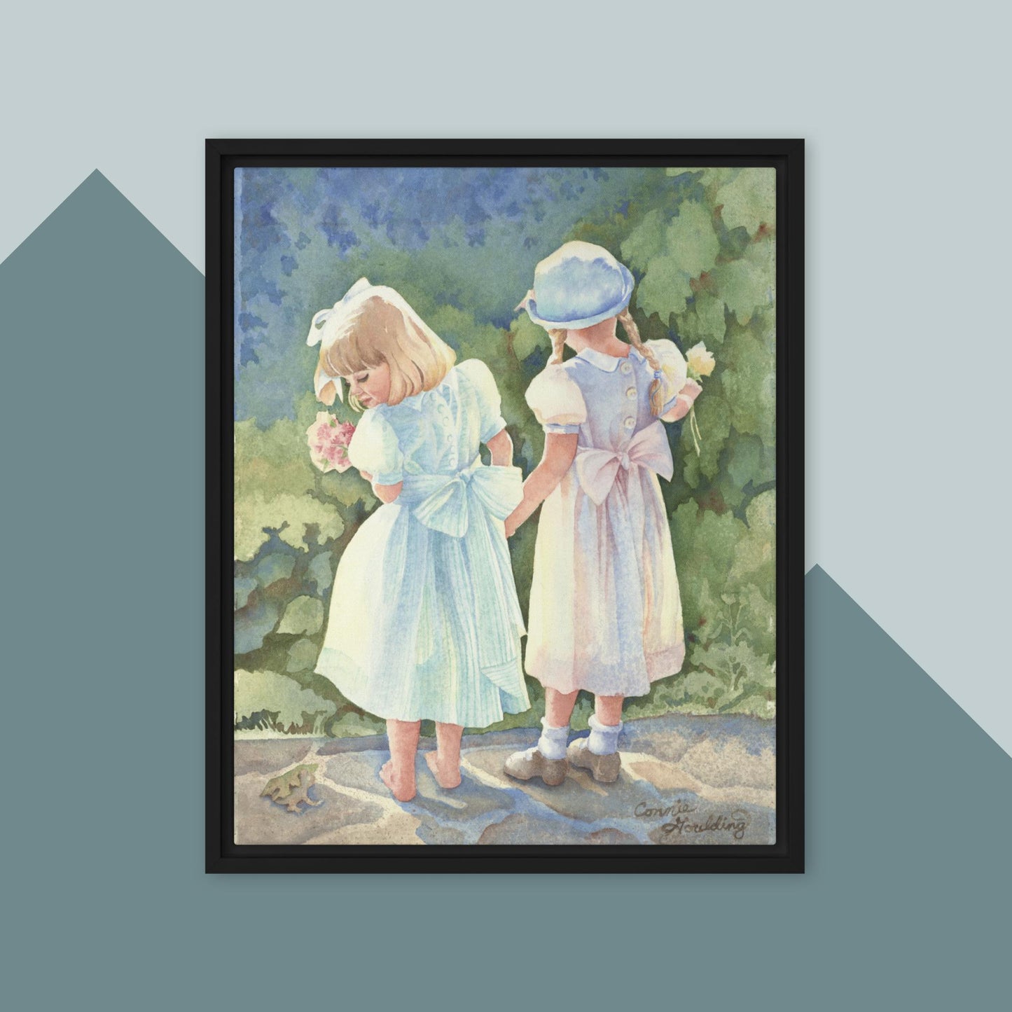 Best Friends - Framed canvas