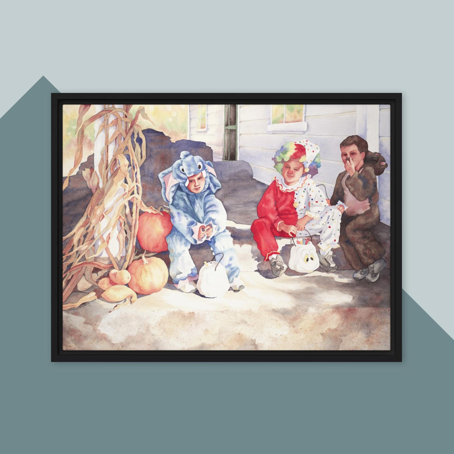 Clowning Around - Framed canvas