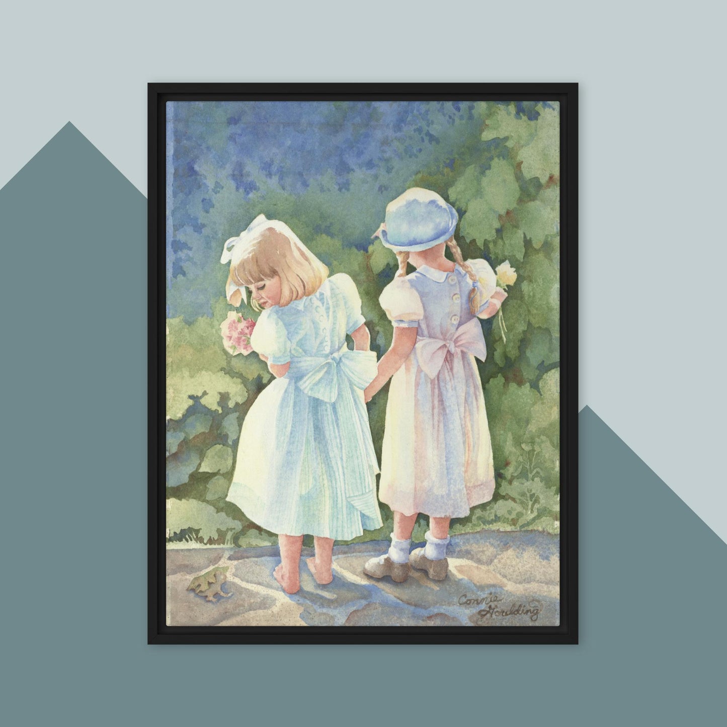 Best Friends - Framed canvas