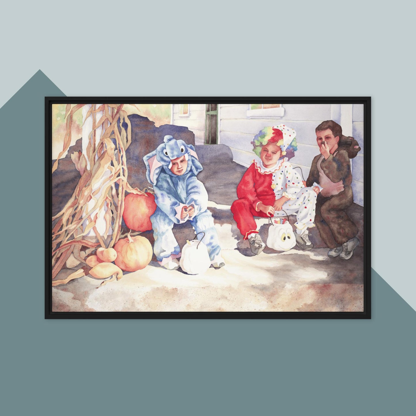 Clowning Around - Framed canvas