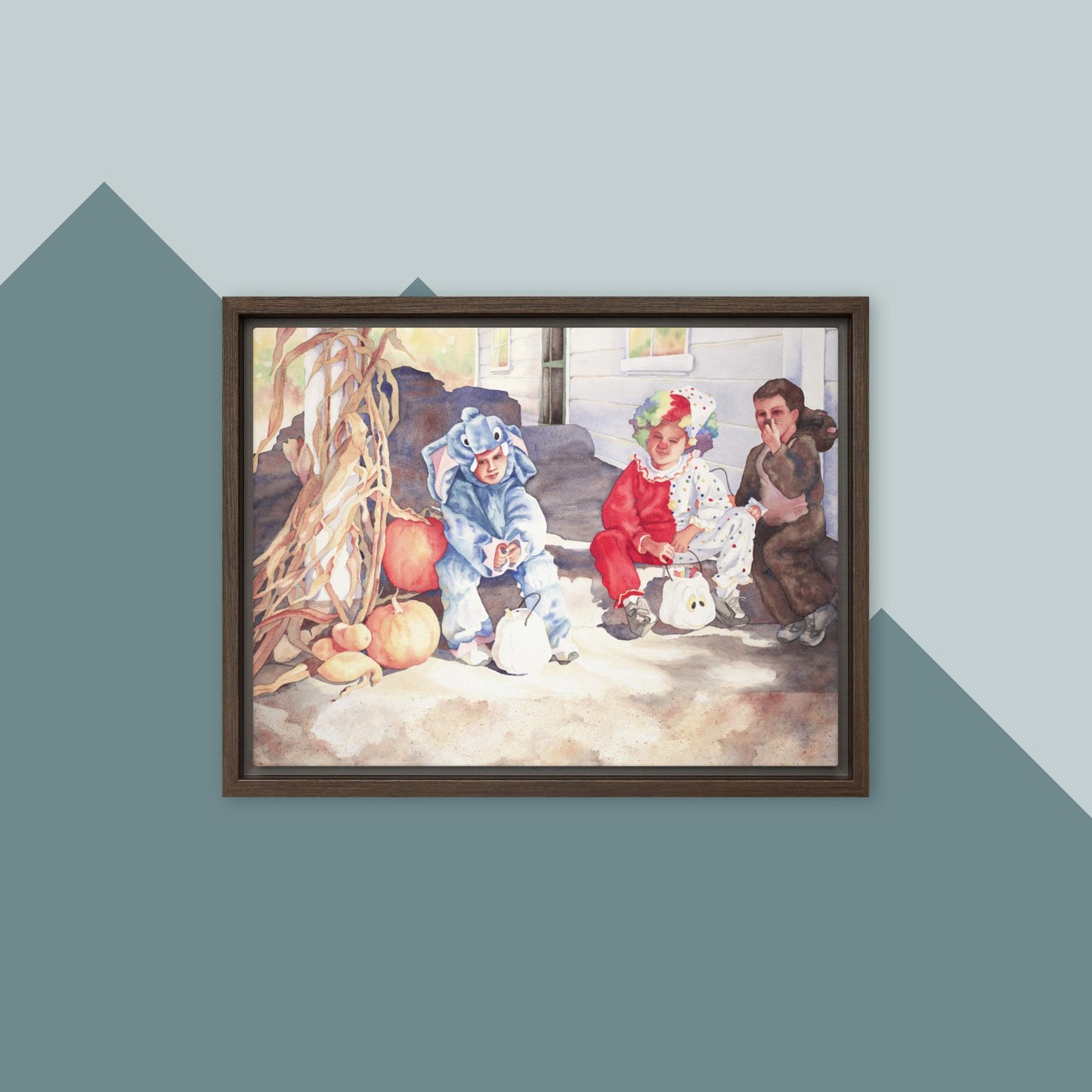 Clowning Around - Framed canvas