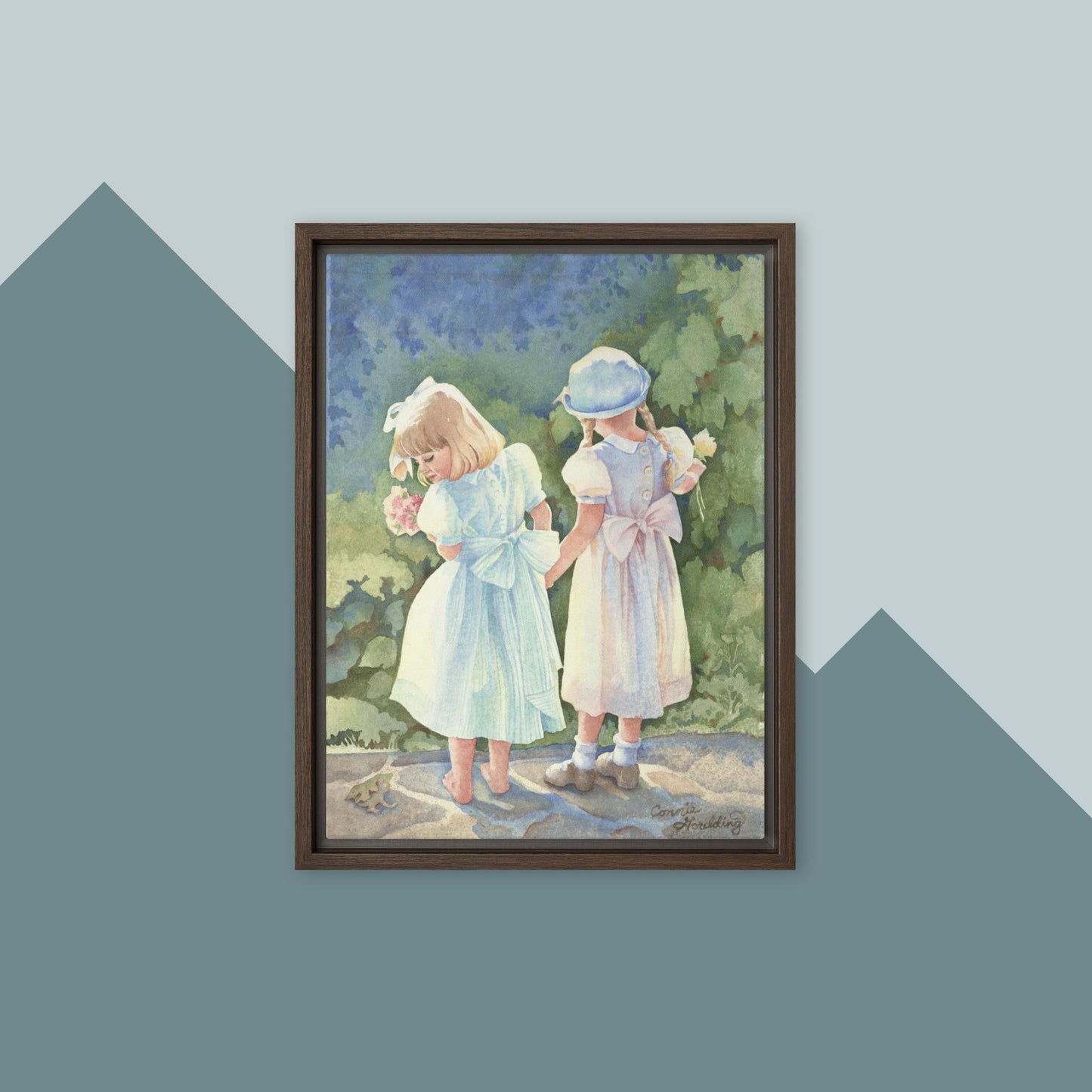 Best Friends - Framed canvas