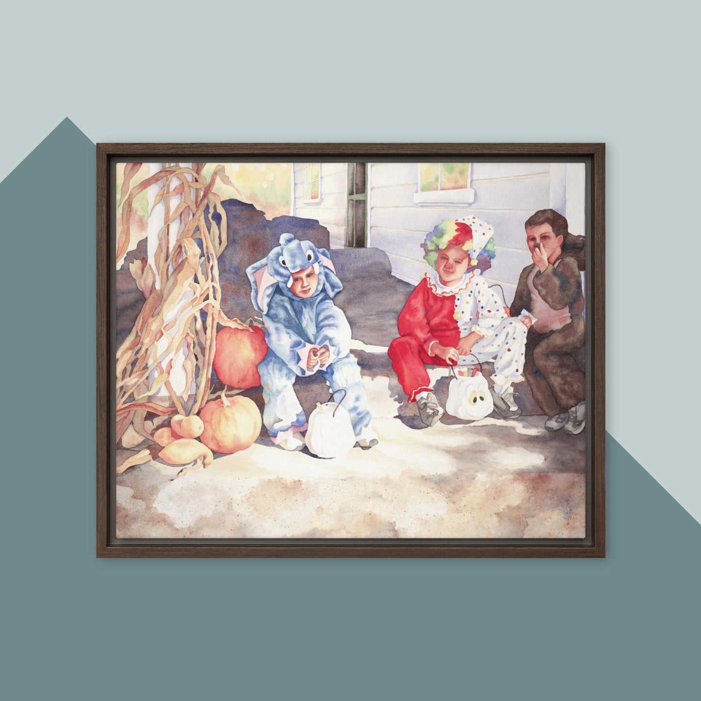 Clowning Around - Framed canvas
