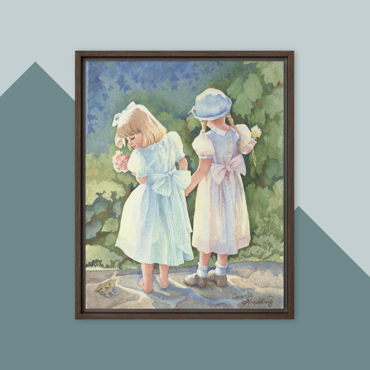 Best Friends - Framed canvas