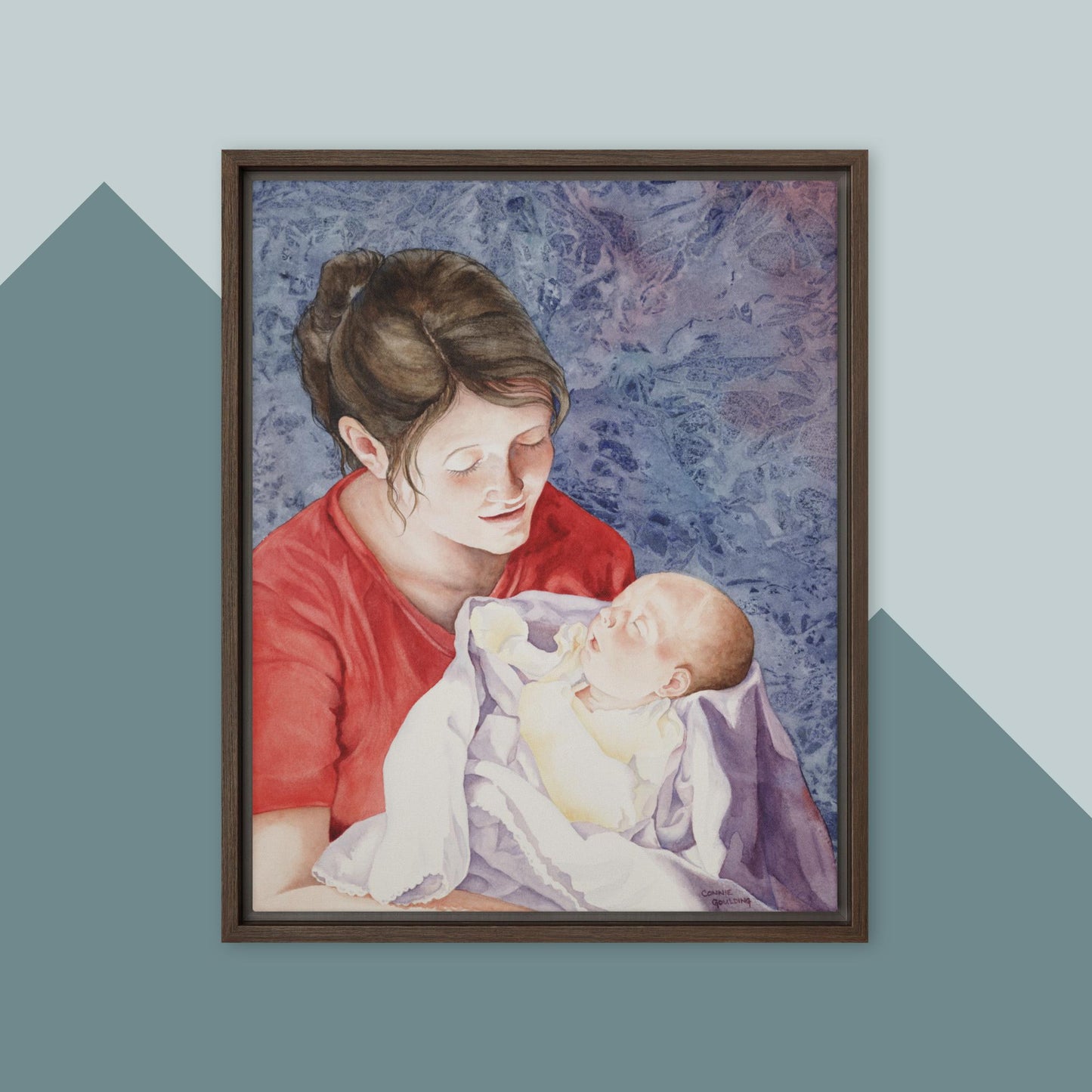 A Precious Moment - Framed canvas