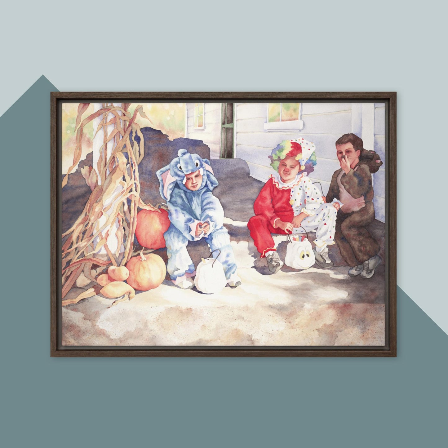 Clowning Around - Framed canvas