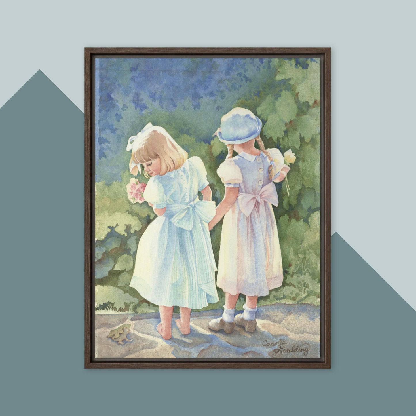 Best Friends - Framed canvas