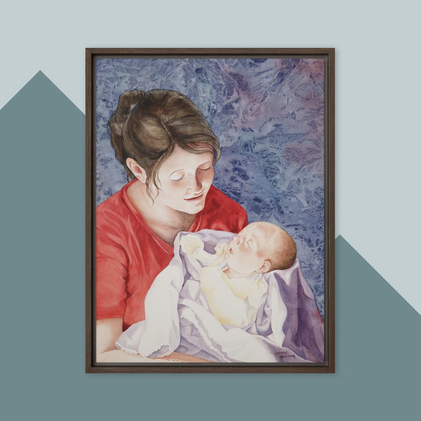 A Precious Moment - Framed canvas