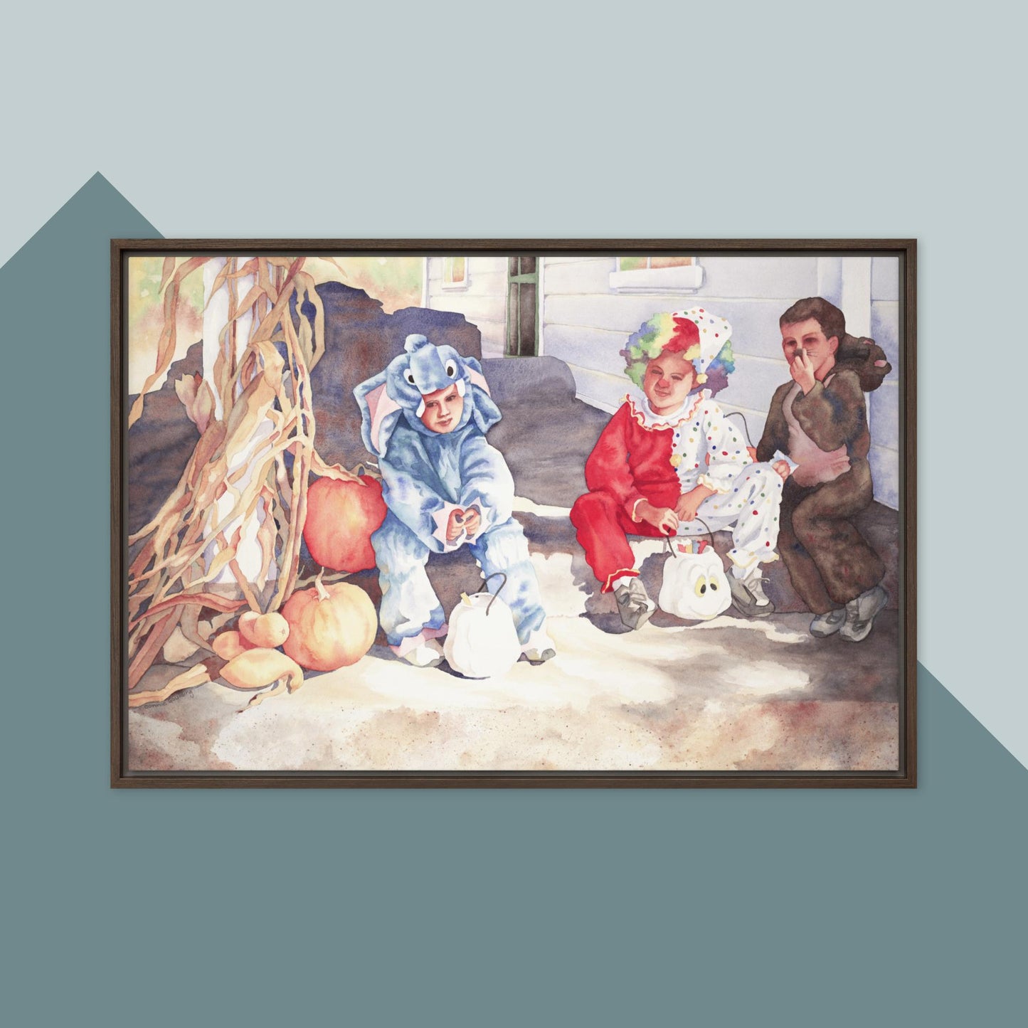 Clowning Around - Framed canvas