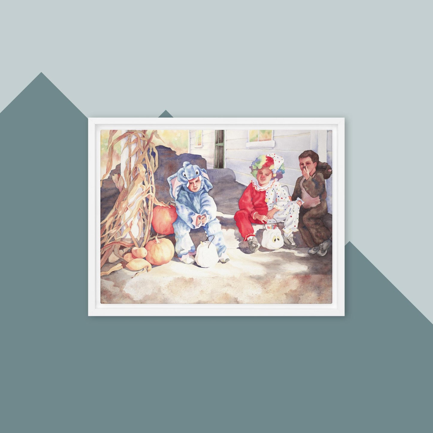 Clowning Around - Framed canvas