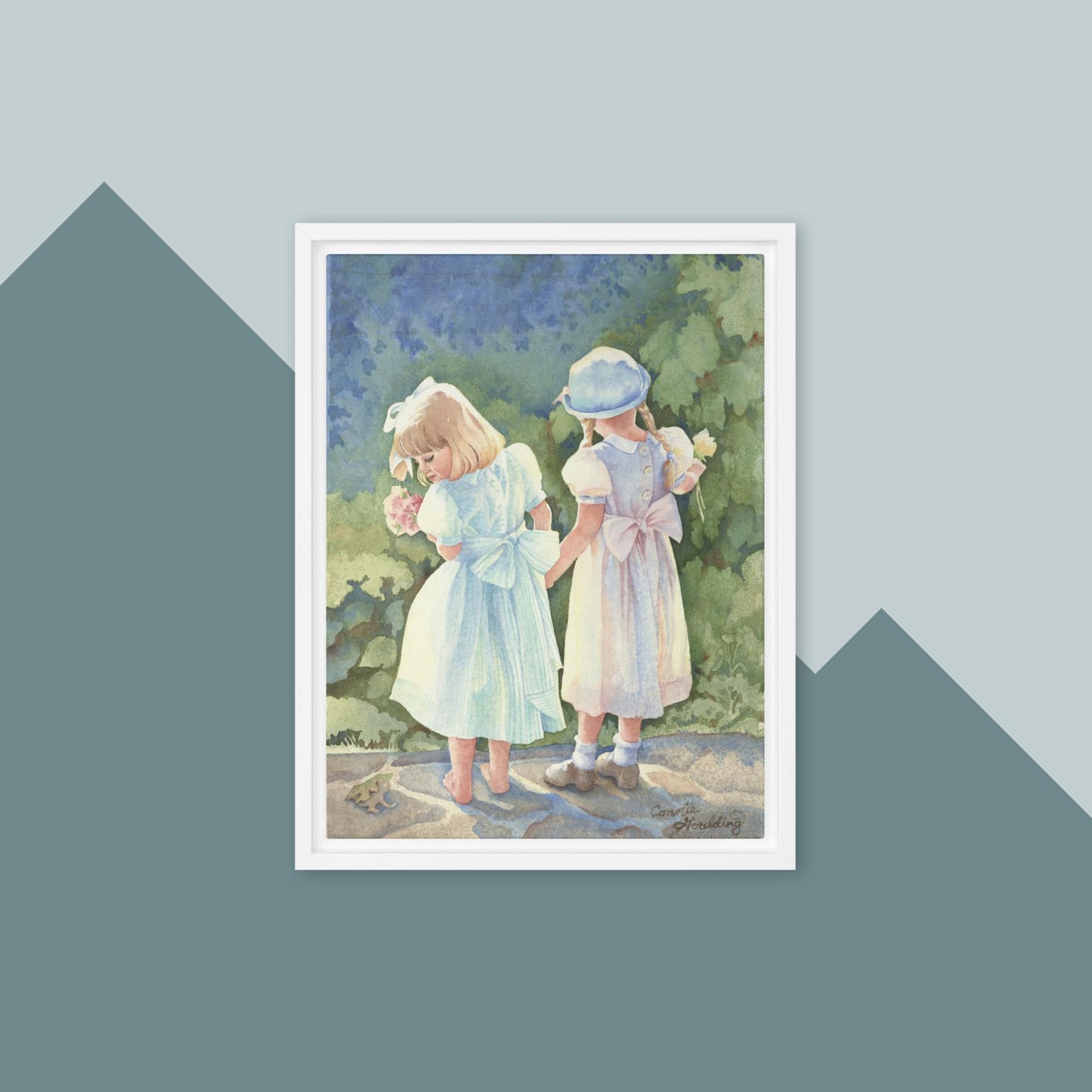 Best Friends - Framed canvas