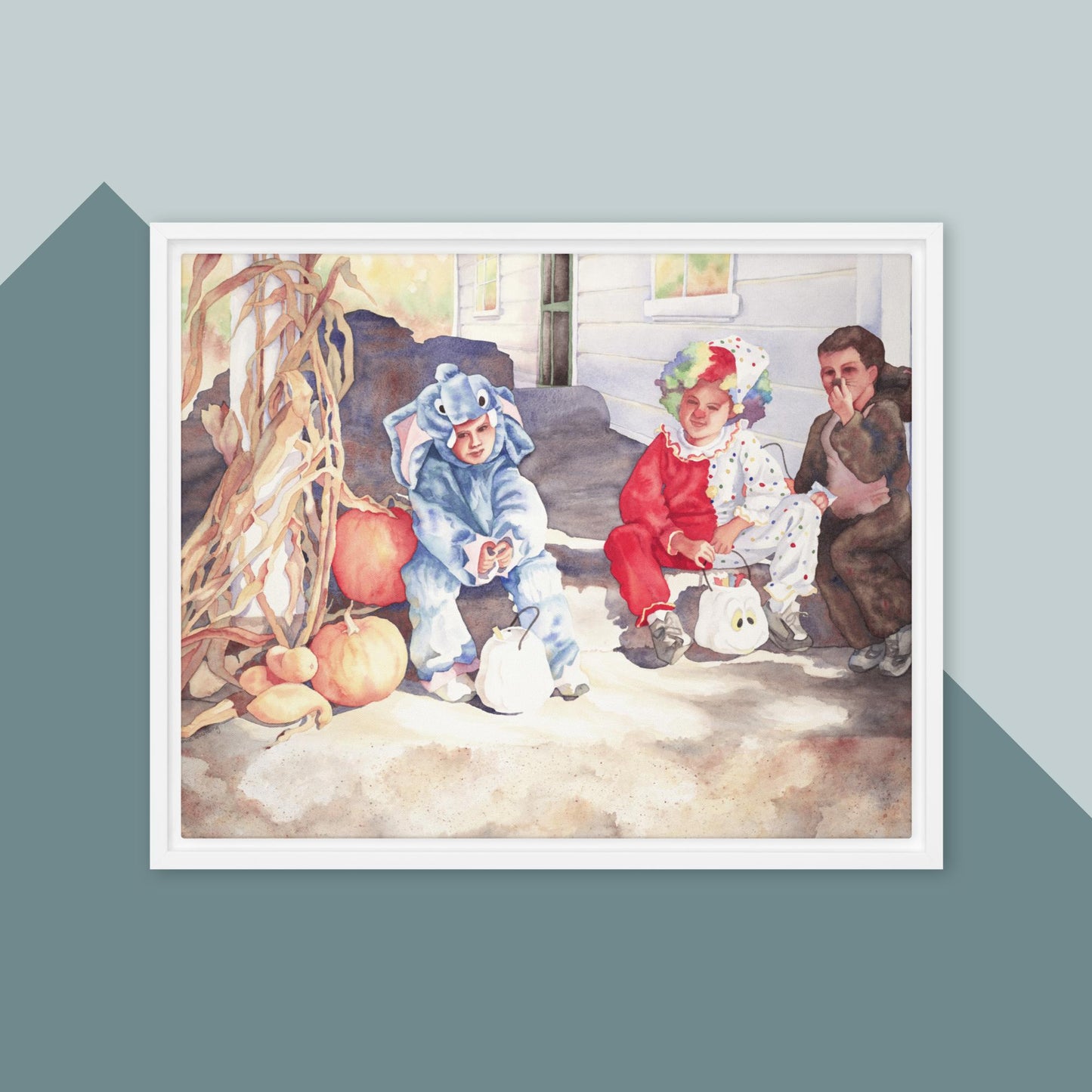 Clowning Around - Framed canvas