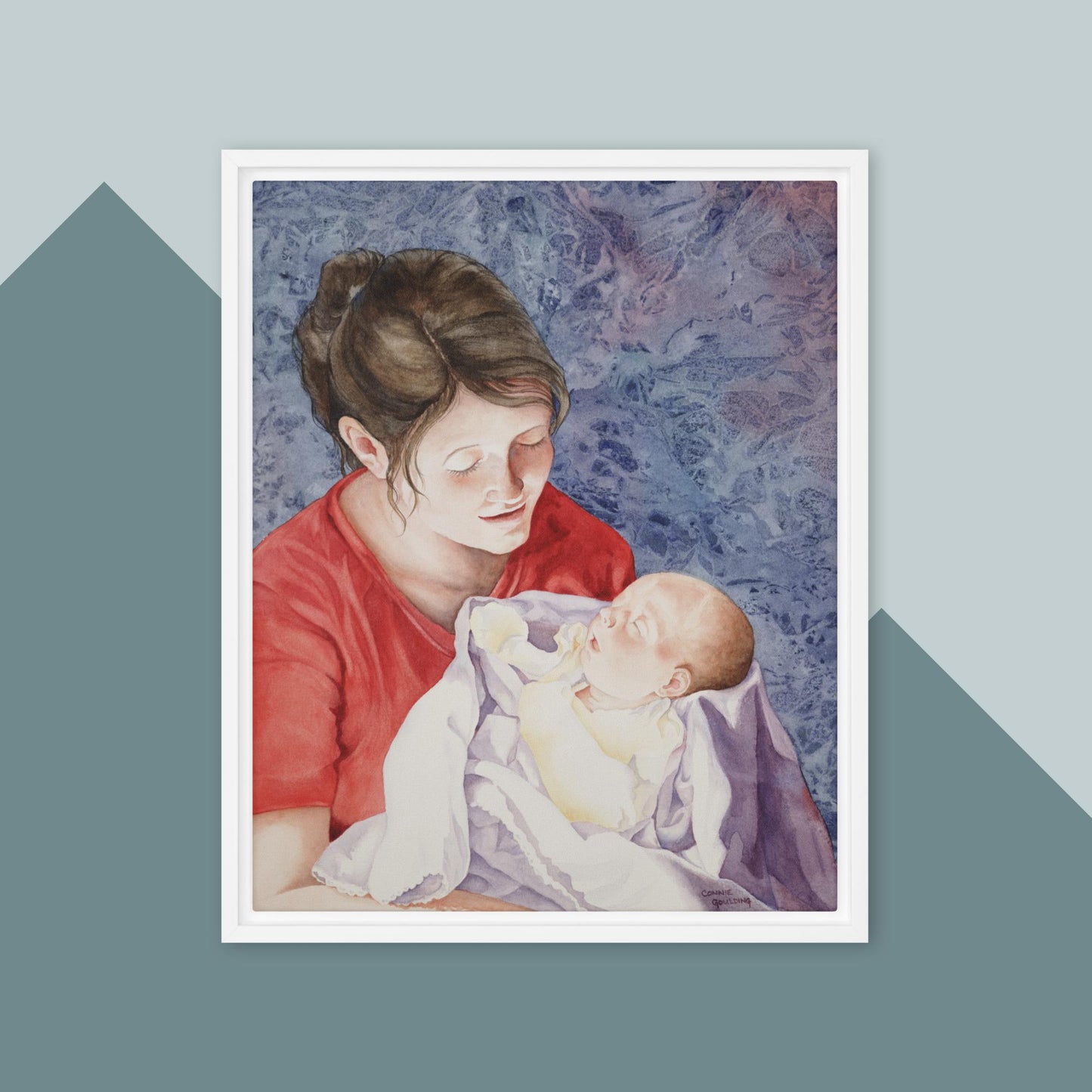 A Precious Moment - Framed canvas