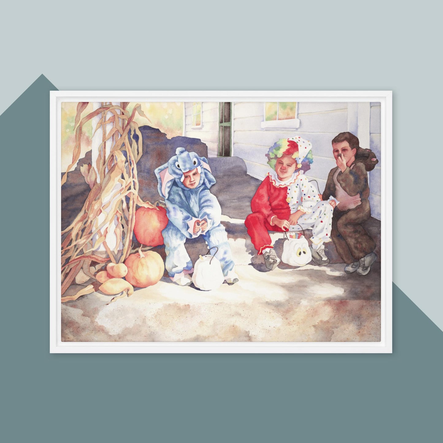 Clowning Around - Framed canvas