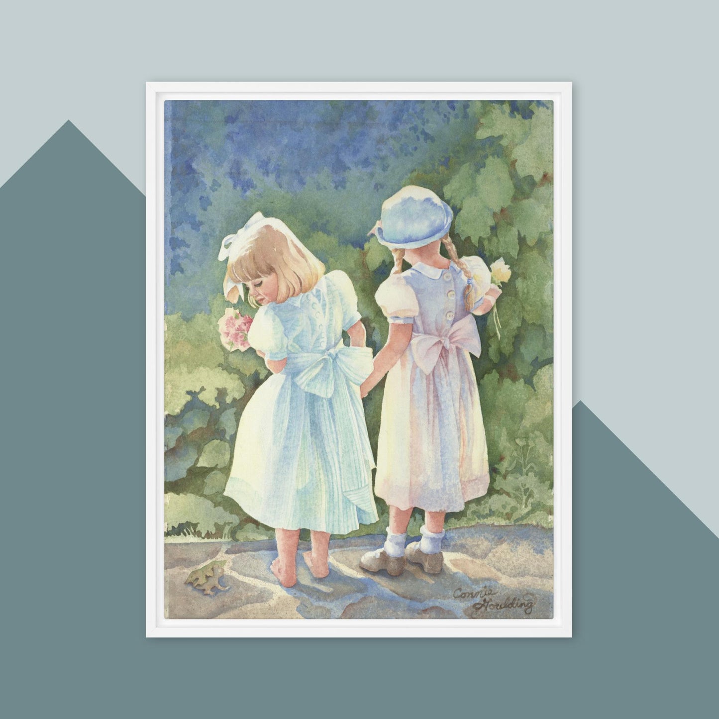 Best Friends - Framed canvas