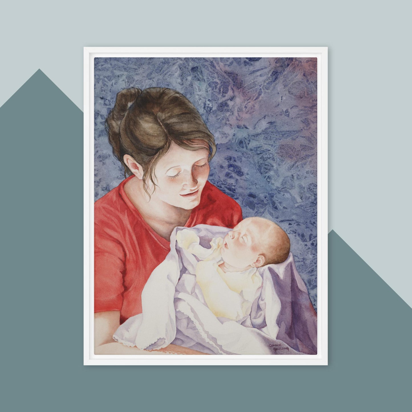 A Precious Moment - Framed canvas