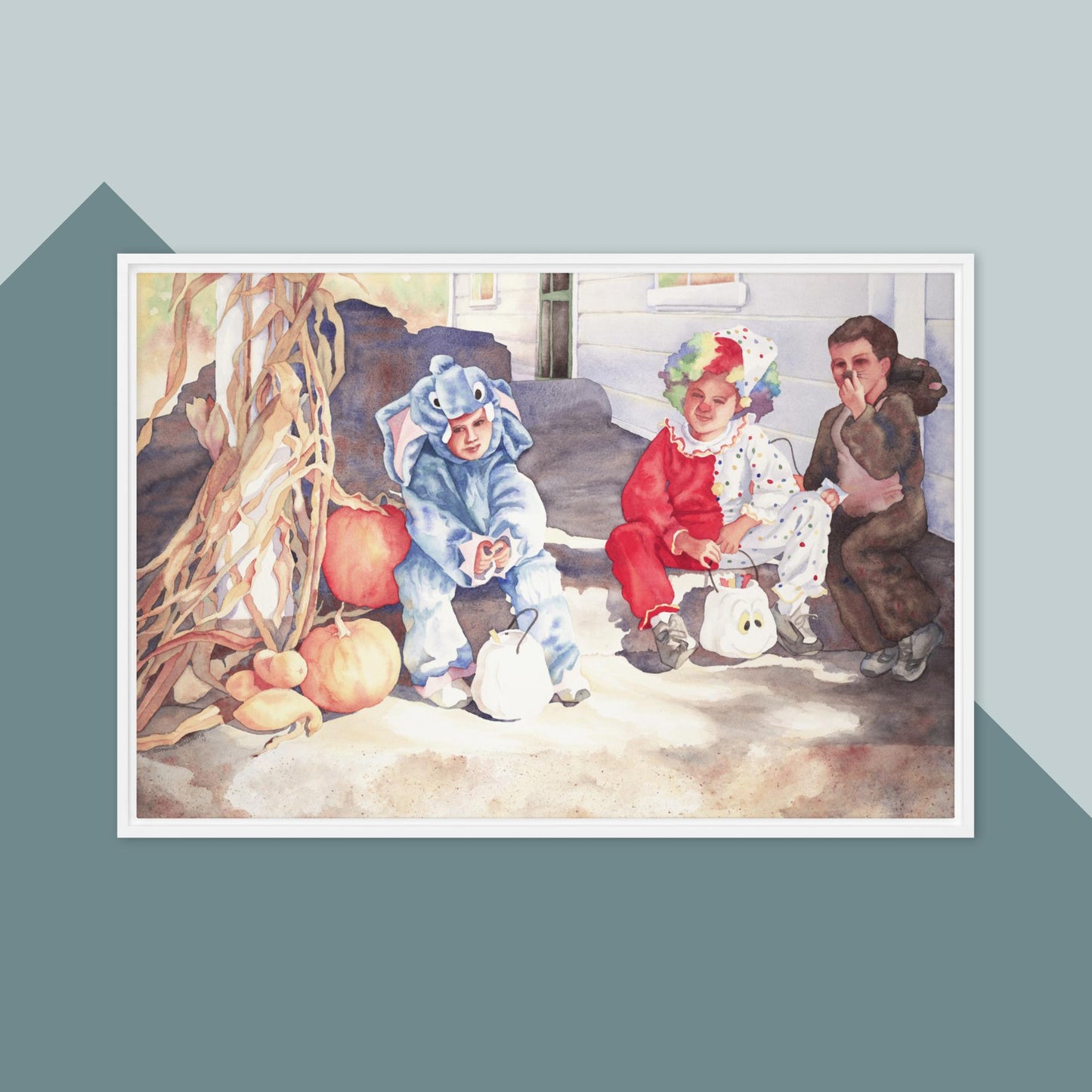 Clowning Around - Framed canvas
