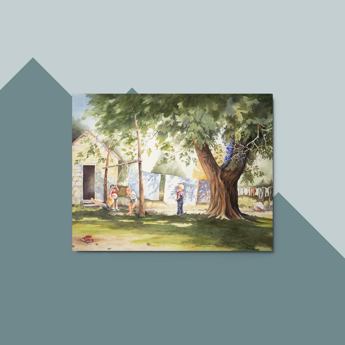 Saturday Chores - Metal prints