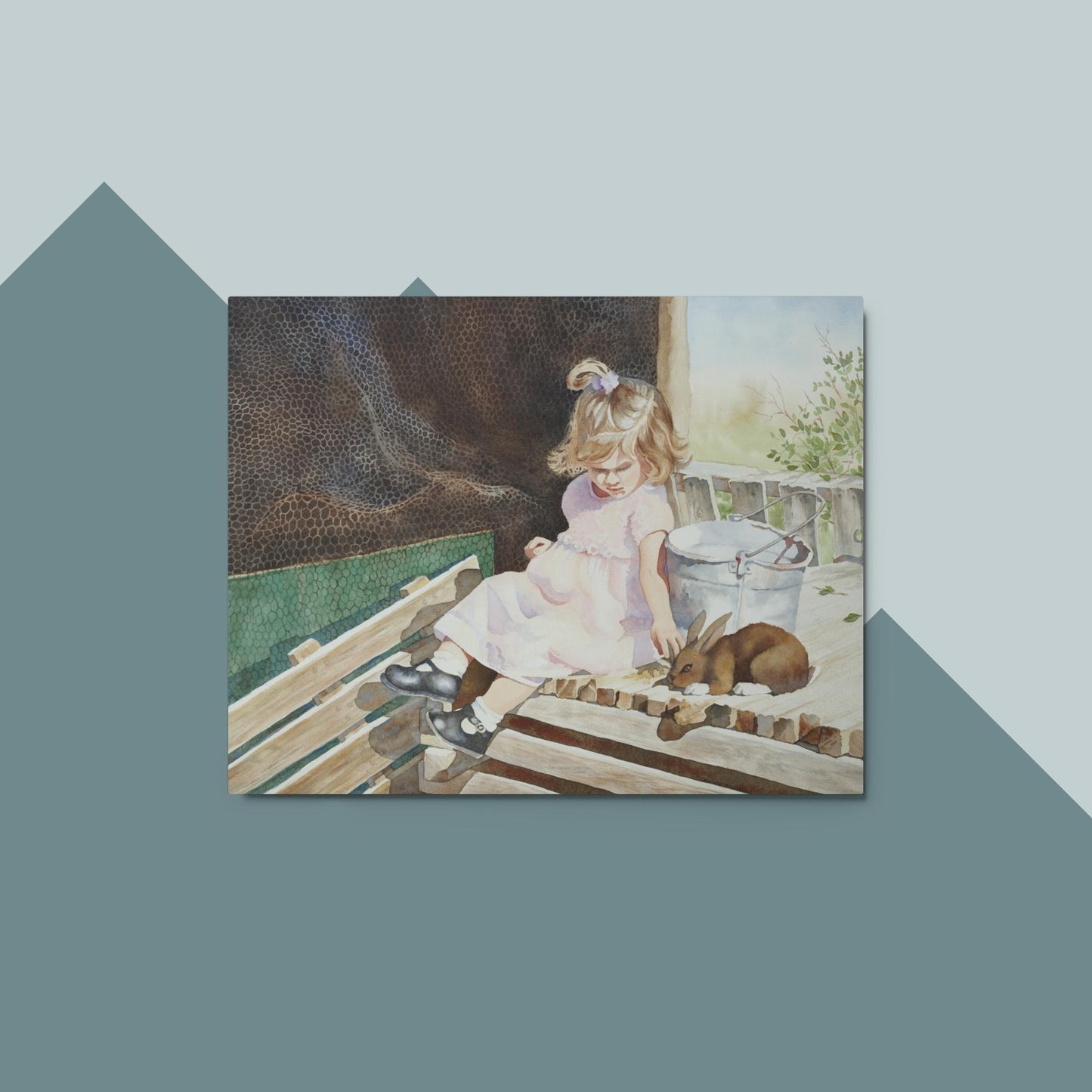 A Girl's Best Friend - Metal prints