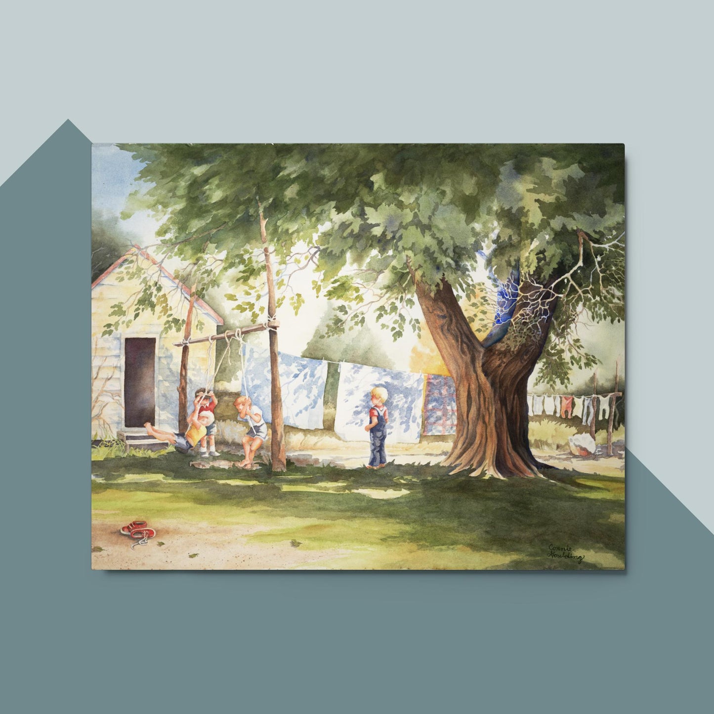 Saturday Chores - Metal prints