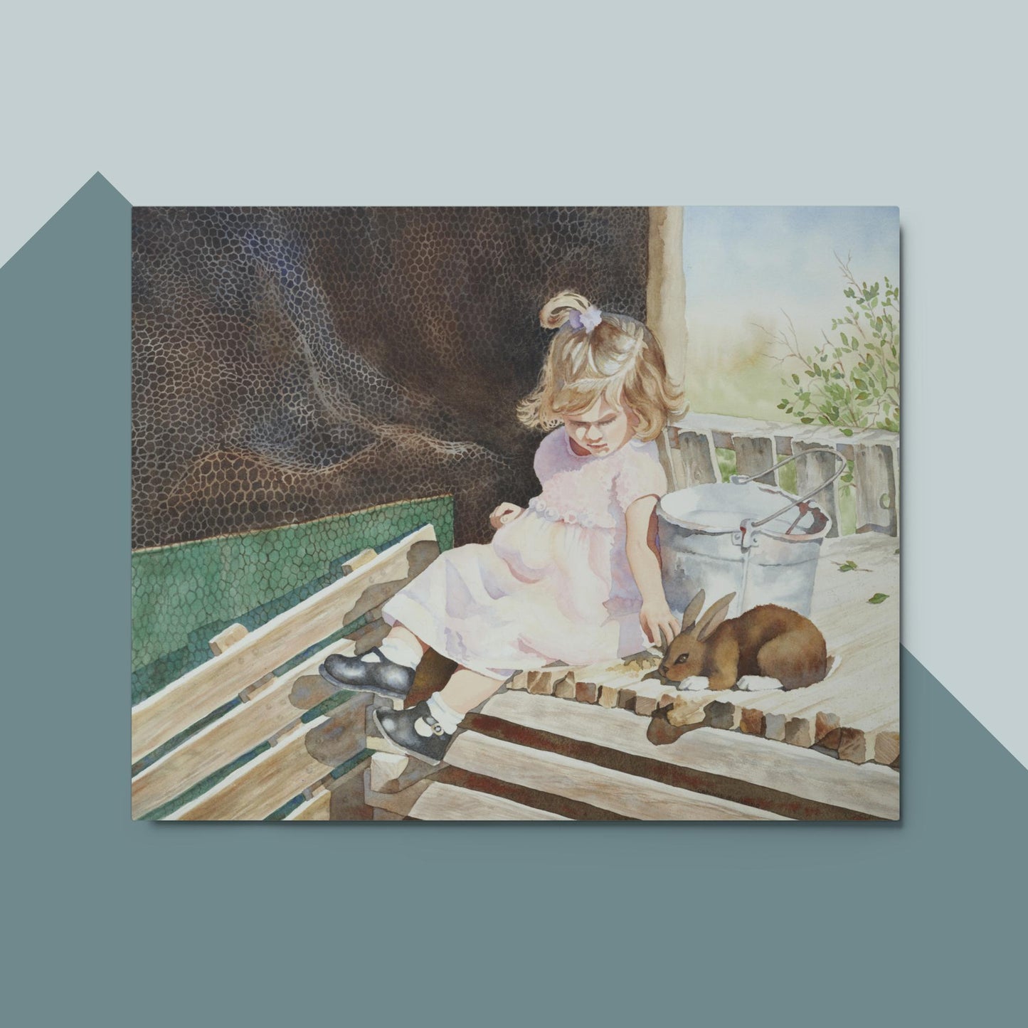 A Girl's Best Friend - Metal prints