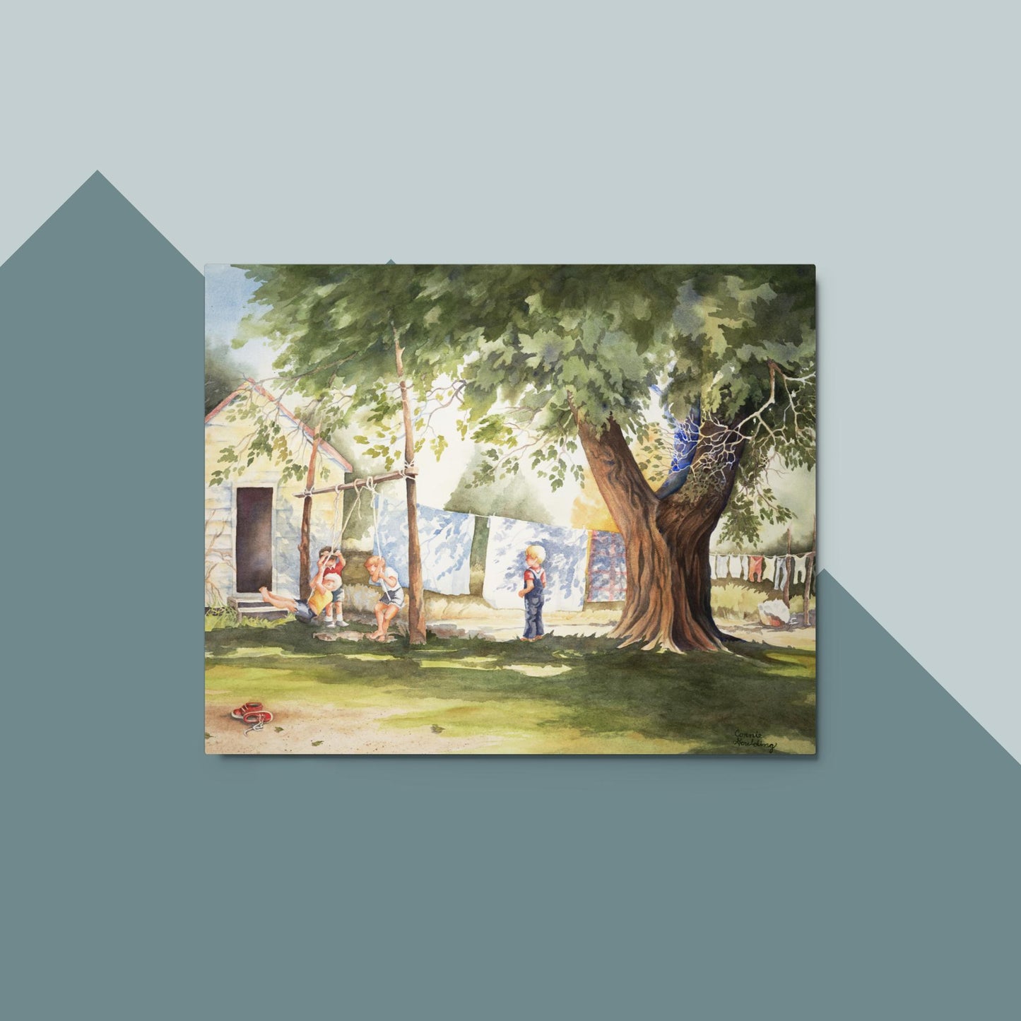 Saturday Chores - Metal prints