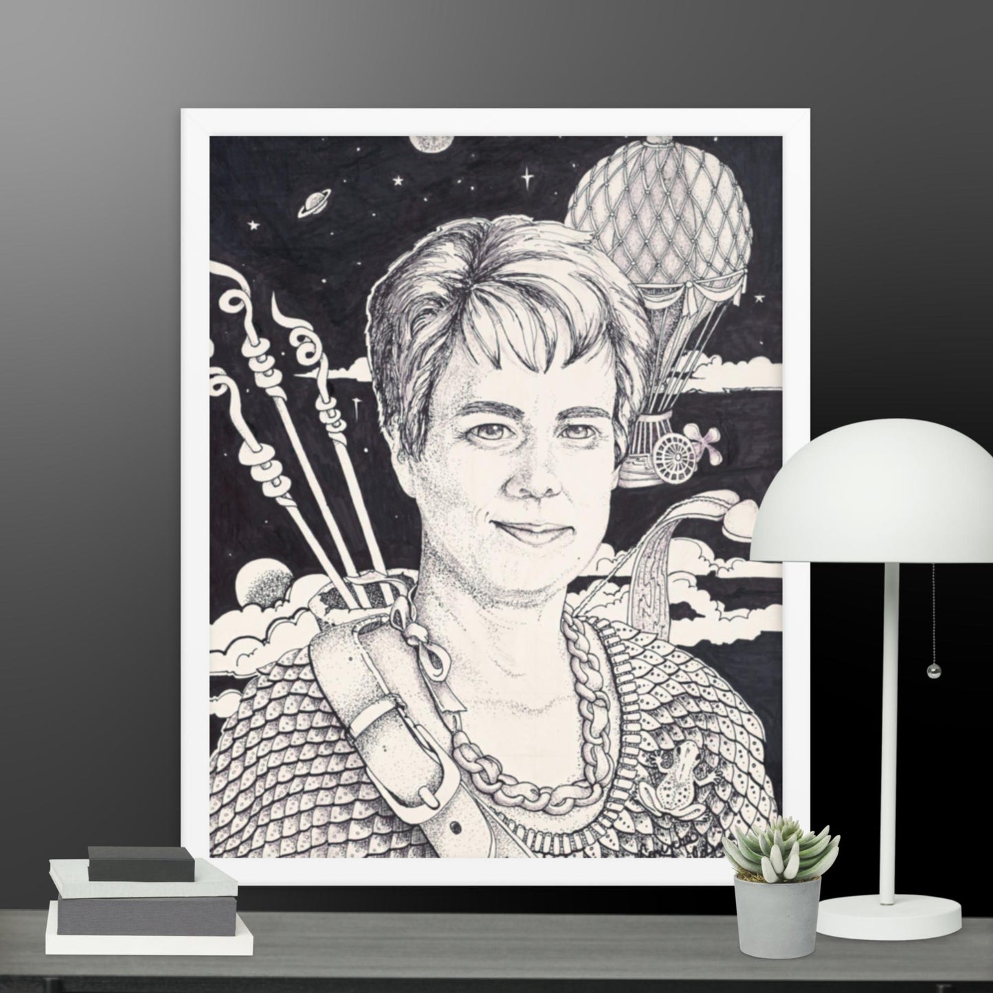 Ruth's adventure - framed