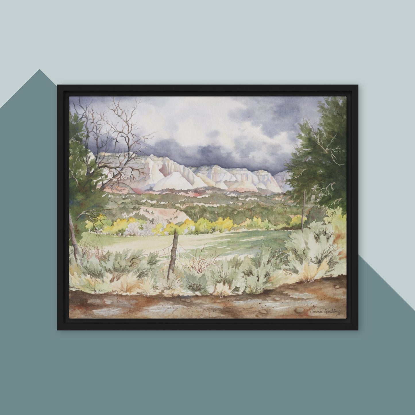 Cliffs - Framed canvas