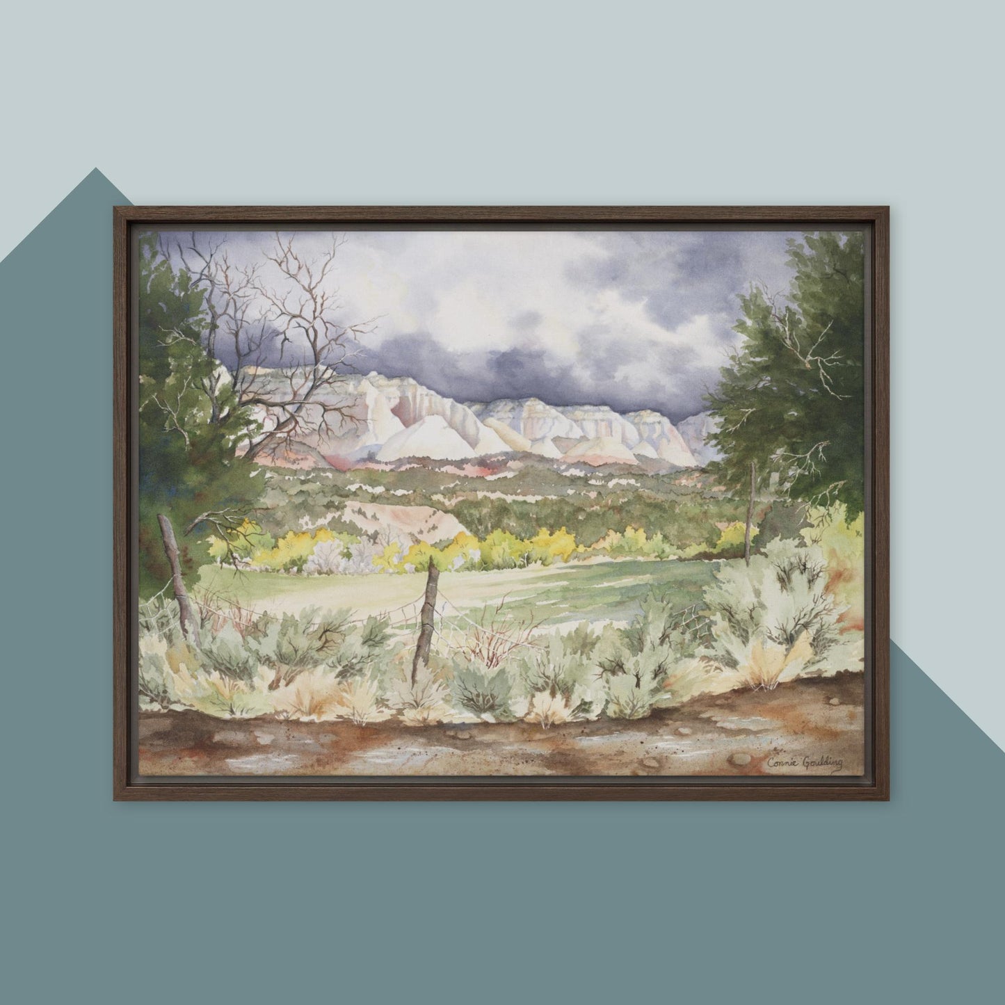 Cliffs - Framed canvas