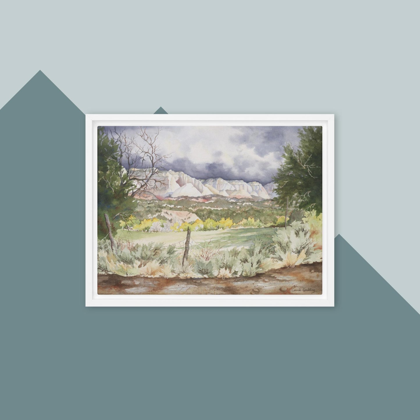 Cliffs - Framed canvas