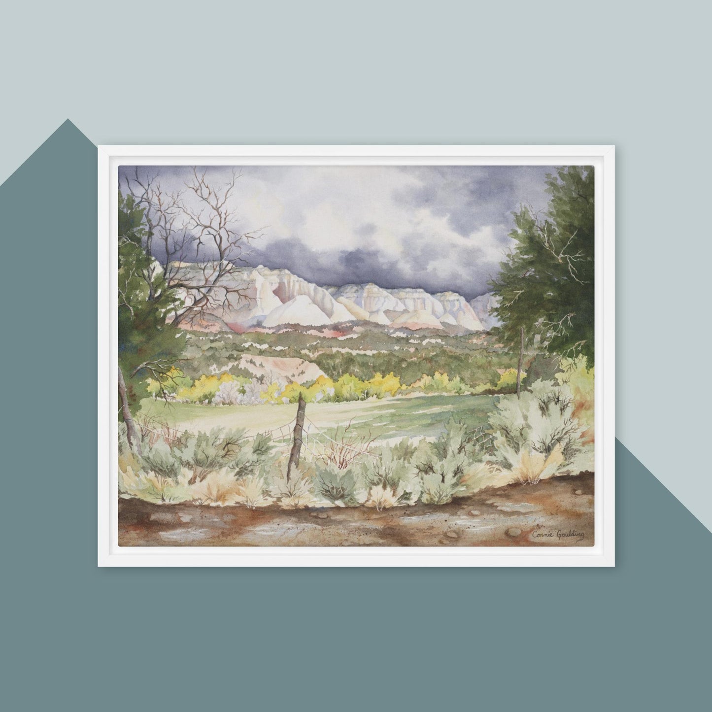 Cliffs - Framed canvas