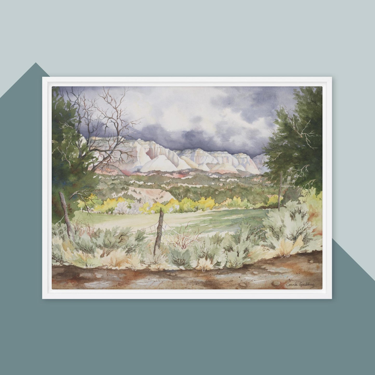 Cliffs - Framed canvas